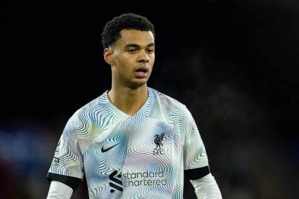 LONDON, ENGLAND - Saturday, February 25, 2023: Liverpool's Cody Gakpo during the FA Premier League match between Crystal Palace FC and Liverpool FC at Selhurst Park. (Pic by David Rawcliffe/Propaganda)