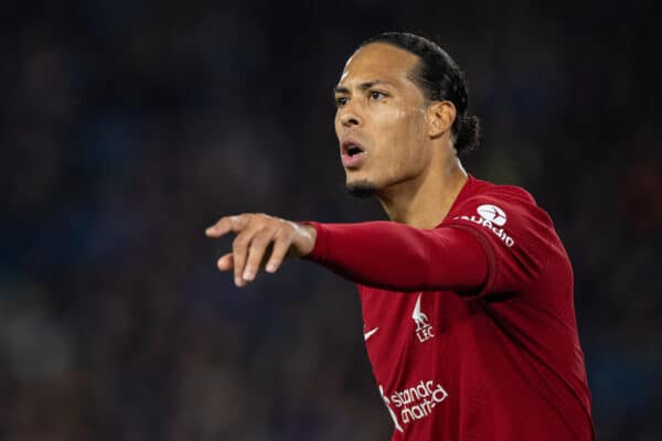 LEEDS, ENGLAND - Monday, April 17, 2023: Liverpool's Virgil van Dijk during the FA Premier League match between Leeds United FC and Liverpool FC at Elland Road. (Pic by David Rawcliffe/Propaganda)