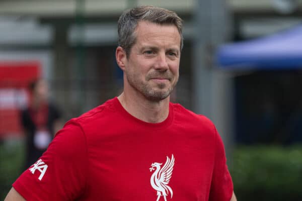 SINGAPORE - Friday, July 28, 2023: Liverpool's Chief Executive Officer Billy Hogan during a LFC Foundation and Special Olympics Asia event at the Tanglin Trust School ahead of the Singapore Festival of Football pre-season tournament. (Pic by David Rawcliffe/Propaganda)