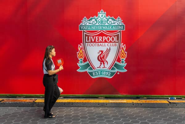 SINGAPORE - Saturday, July 29, 2023: Liverpool's fan zone seen ahead of a pre-season friendly Singapore Festival of Football match between Liverpool FC and Leicester City FC at the Singapore National Stadium. (Pic by David Rawcliffe/Propaganda)