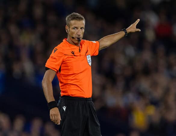 GLASGOW, SCOTLAND - Tuesday, September 12, 2023: Referee Davide Massa during an International Friendly match between Scotland and England at Hampden Park. (Pic by David Rawcliffe/Propaganda)