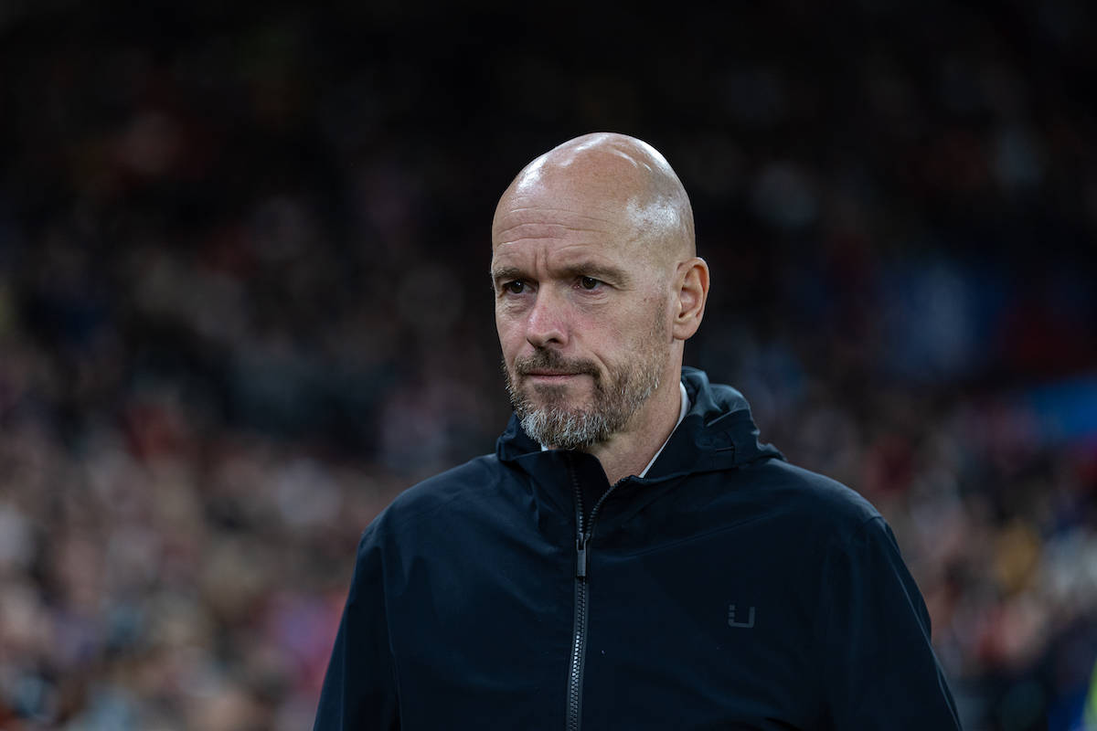  Manchester United's manager Erik ten Hag before the UEFA Champions League Group A match between Manchester United FC and Galatasaray S.K. at Old Trafford. Galatasaray won 3-2. (Pic by David Rawcliffe/Propaganda)