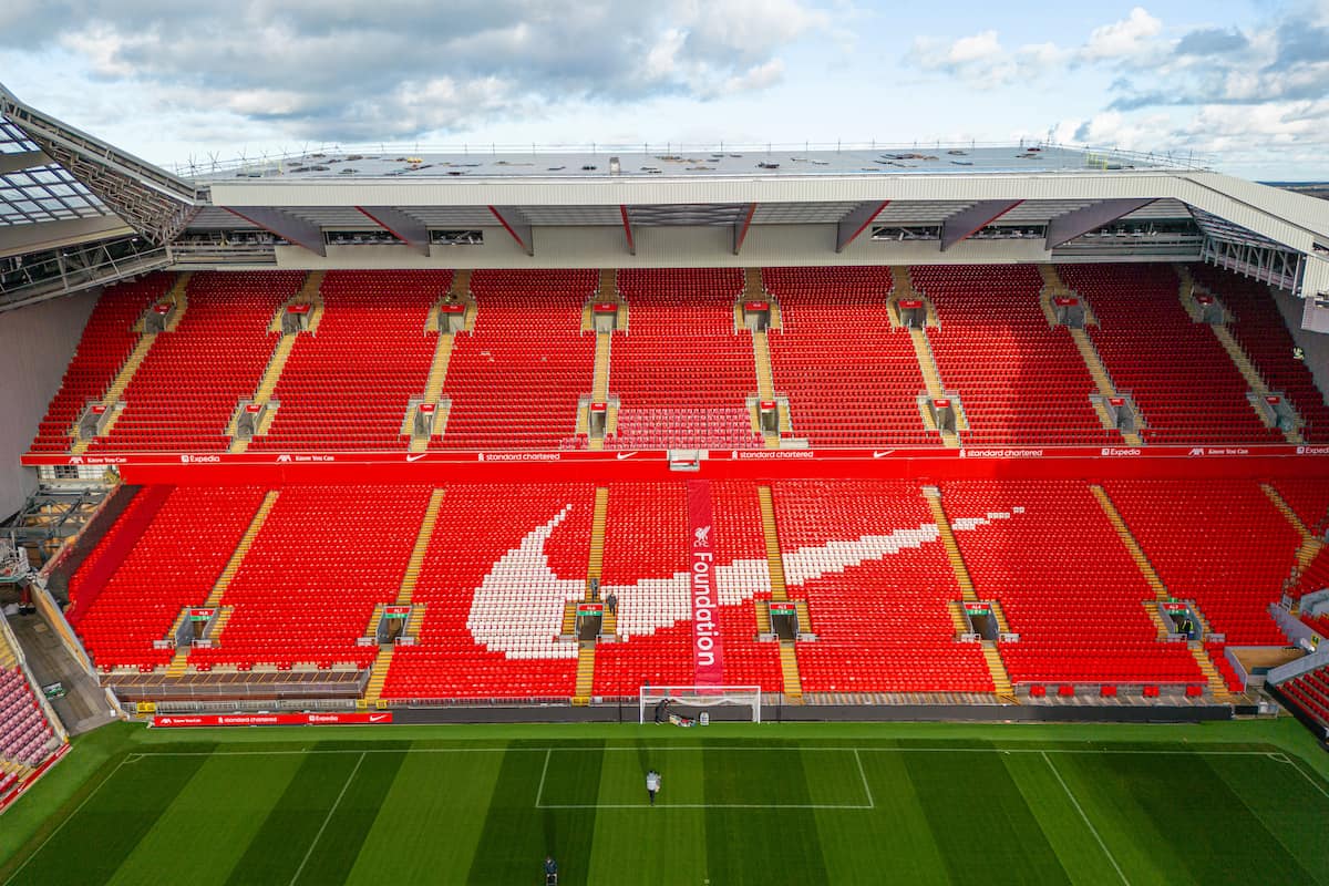 Liverpool get GREEN LIGHT for 57,000 vs. Man United Liverpool FC