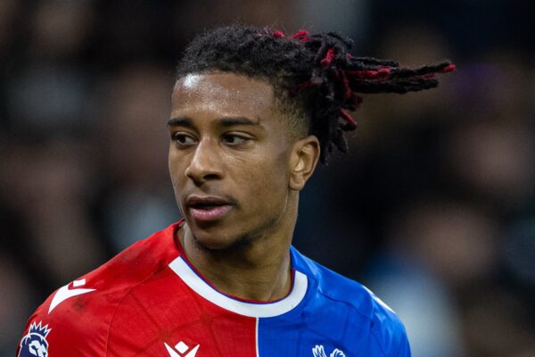 MANCHESTER, ENGLAND - Saturday, December 16, 2023: Crystal Palace's Michael Olise during the FA Premier League match between Manchester City FC and Crystal Palace FC at the City of Manchester Stadium. The game ended in a 2-2 draw. (Photo by David Rawcliffe/Propaganda)