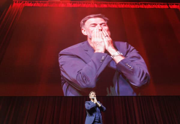 LIVERPOOL, ENGLAND - Monday, May 27, 2024: Jürgen Klopp during  'An Evening with Jürgen Klopp' an event at the Liverpool Arena celebrating Klopp's nine years as manager of Liverpool Football Club. (Photo by Ryan Brown/Propaganda)