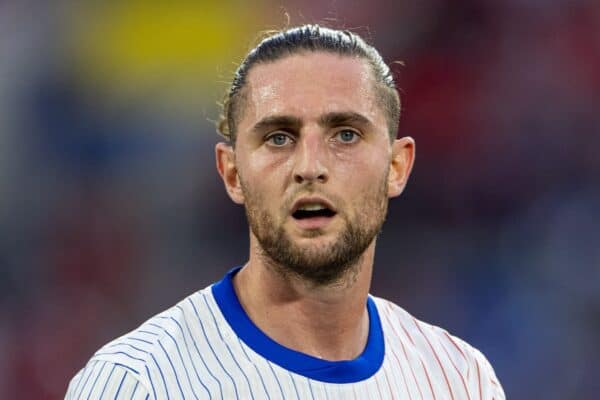 DÜSSELDORF, GERMANY - Monday, June 17, 2024: France's Adrien Rabiot during the UEFA Euro 2024 Group D match between Austria and France at the Düsseldorf Arena. France won 1-0. (Photo by David Rawcliffe/Propaganda)