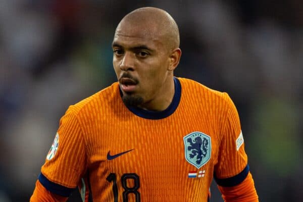 DORTMUND, GERMANY - Wednesday, July 10, 2024: Netherlands' Donyell Malen during the UEFA Euro 2024 Semi-Final match between Netherlands and England at the Westfalenstadion. England won 2-1. (Photo by David Rawcliffe/Propaganda)