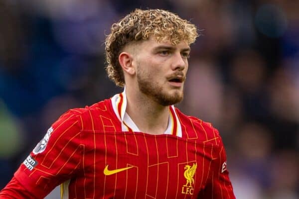 LONDON, ENGLAND - Sunday, May 4, 2025: Liverpool's Harvey Elliott during the FA Premier League match between Chelsea FC and Liverpool FC at Stamford Bridge. Chelsea won 3-1. (Photo by David Rawcliffe/Propaganda)
