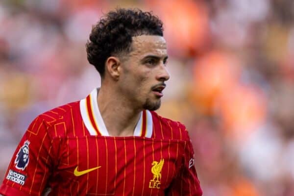 LIVERPOOL, ENGLAND - Sunday, May 11, 2025: Liverpool's Curtis Jones during the FA Premier League match between Liverpool FC and Arsenal FC at Anfield. The game ended in a 2-2 draw. (Photo by David Rawcliffe/Propaganda)