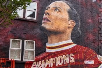 Virgil van Dijk Mural