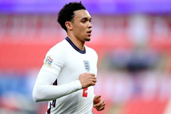 2D4WDBN England's Trent Alexander-Arnold during the UEFA Nations League Group 2, League A match at Wembley Stadium, London.