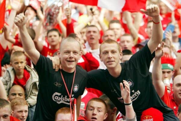 Liverpool trophy parade (Jay Spearing!) 2005 (Image: Action Images / Ryan Browne)