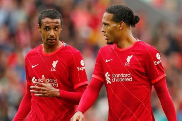 Virgil van Dijk with Joel Matip (Action Images via Reuters/Lee Smith)