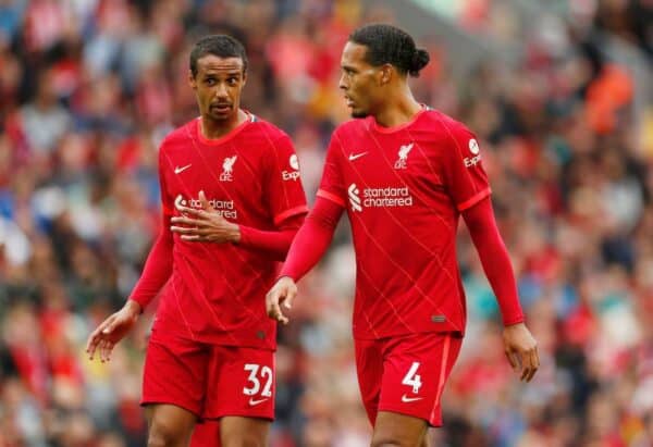 Virgil van Dijk with Joel Matip (Action Images via Reuters/Lee Smith)