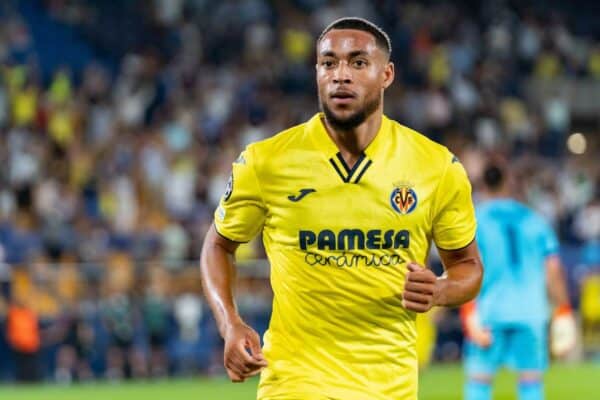 2GKKACJ Valencia, Spanien.  14. September 2021. Arnaut Danjuma von Villarreal wird während des UEFA Champions League-Spiels der Gruppe F zwischen Villarreal und Atalanta im Stadion La Ceramica in Villarreal gesehen.  (Bildnachweis: © Xisco Navarro/SOPA Images via ZUMA Press Wire)