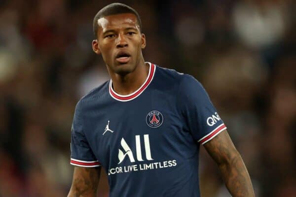 2GPERW0 Paris, France. 28th Sep, 2021. Georginio Wijnaldum of Paris St Germain during the UEFA Champions League match at Le Parc des Princes, Paris. Picture credit should read: David Klein/Sportimage Credit: Sportimage/Alamy Live News