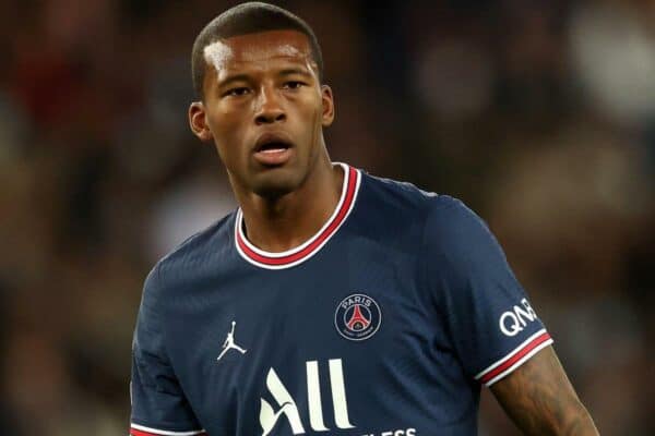 2GPERW0 Paris, France. 28th Sep, 2021. Georginio Wijnaldum of Paris St Germain during the UEFA Champions League match at Le Parc des Princes, Paris. Picture credit should read: David Klein/Sportimage Credit: Sportimage/Alamy Live News