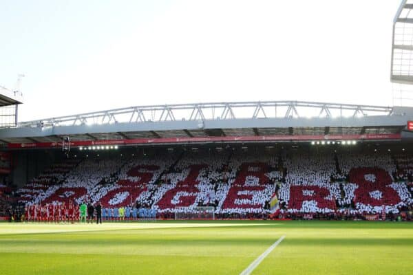 Roger Hunt mosaic, The Kop, Anfield (Image: PA Images / Alamy Stock Photo)