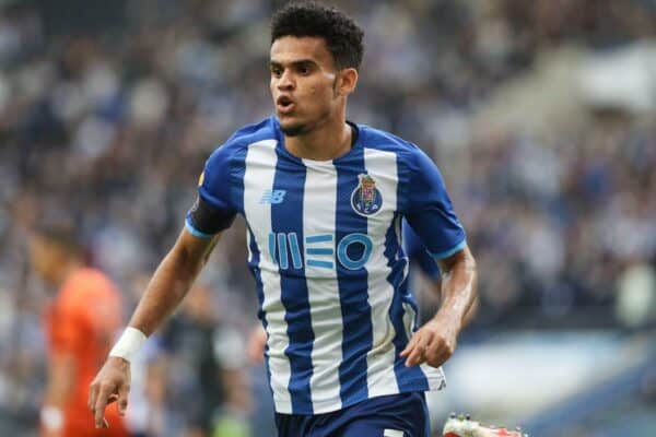 2H3WD7G Porto, 10/30/2021 - This afternoon, FC Porto hosted Boavista Futebol Clube at EstAdio do Dragao in a game of the 10th round of the I League for the 2021/2022 season. Luis Diaz Party (Ivan Del Val/Global Images/Sipa USA)