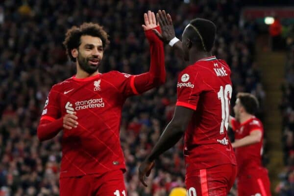 Mo Salah and Sadio Mane celebrate (Image: Action Images via Reuters/Lee Smith)