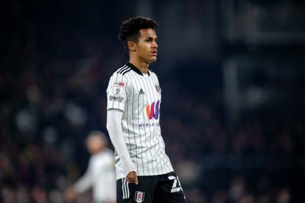 2H7X15J LONDON, ENGLAND - NOVEMBER 24: Fabio Carvalho during the Sky Bet Championship match between Fulham and Derby County at Craven Cottage on November 24,