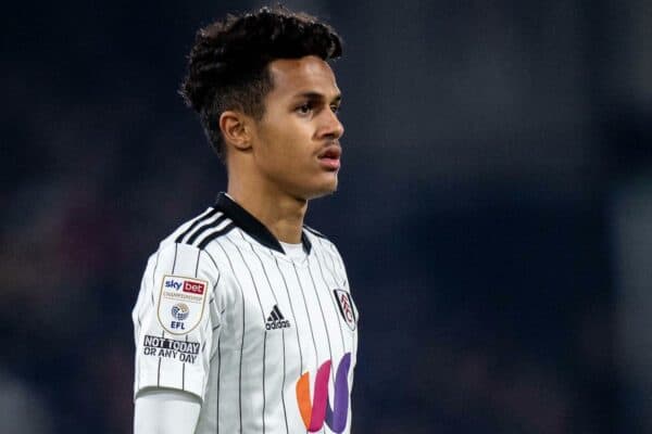 2H7X15J LONDON, ENGLAND - NOVEMBER 24: Fabio Carvalho during the Sky Bet Championship match between Fulham and Derby County at Craven Cottage on November 24,