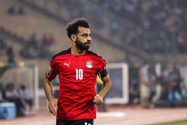 Mohamed Salah of Egypt during the 2021 Africa Cup of Nations group D match between Egypt and Sudan at Stade Ahmadou Ahidjo on January 19, 2022 in YAOUNDE, Cameroon. (Photo by SF)