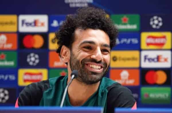 Mohamed Salah, 2022 press conference, profile image (Peter Byrne / PA Images / Alamy Stock Photo)