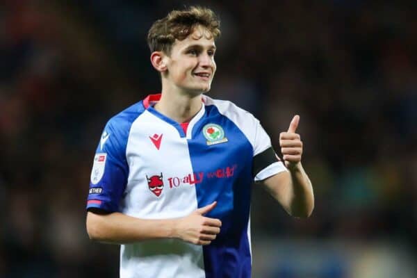 2K1GC2P Blackburn Rovers' Tyler Morton during the Sky Bet Championship match at Ewood Park, Blackburn. Picture date: Tuesday September 13, 2022.