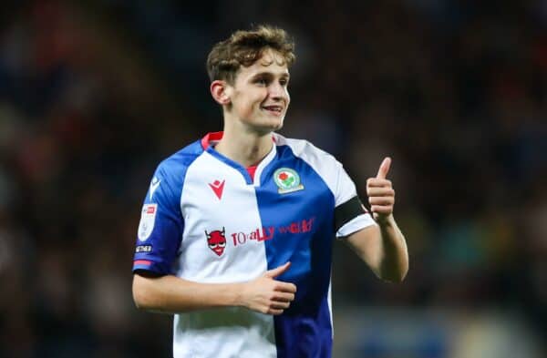 2K1GC2P Blackburn Rovers' Tyler Morton during the Sky Bet Championship match at Ewood Park, Blackburn. Picture date: Tuesday September 13, 2022.