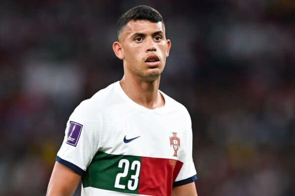 2KYW6C0 AL RAYYAN, QATAR - DECEMBER 2: Matheus Nunes of Portugal looks on during the Group H - FIFA World Cup Qatar 2022 match between Korea Republic and Portugal at the Education City Stadium on December 2, 2022 in Al Rayyan, Qatar (Photo by Pablo Morano/BSR Agency)