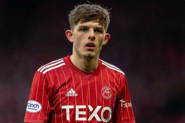 2M8X00K Glasgow, Scotland, UK. 15th January 2023; Hampden Park, Glasgow, Scotland: Scottish Viaplay Cup Football Semi Final, Rangers versus Aberdeen; Leighton Clarkson of Aberdeen Credit: Action Plus Sports Images/Alamy Live News