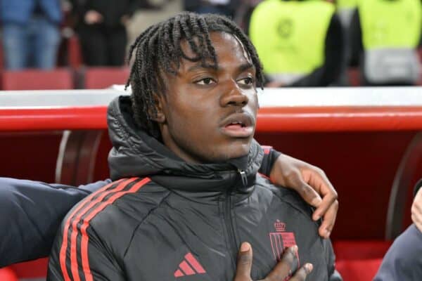 2PHP9Y2 Koln , Germany . 28 March 2023, Romeo Lavia (18) of Belgium pictured during a friendly soccer game between the national teams of Germany and Belgium , called the Red Devils , on Tuesday 28 March 2023 in Koln , Germany . PHOTO SPORTPIX | David Catry