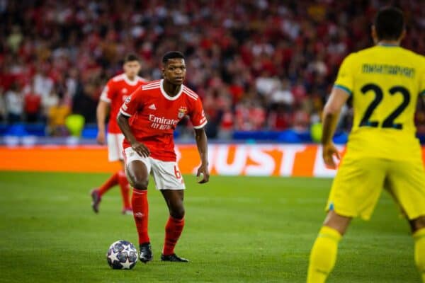 Florentino Luis of SL Benfica seen in action during the UEFA Champions League (Photo by Henrique Casinhas/SOPA Images/Sipa USA) Credit: Sipa US/Alamy Live News