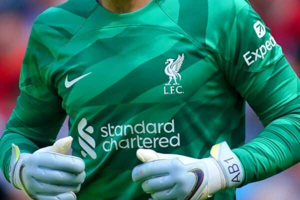 New goalkeeper kit Anfield Alisson 2023/24