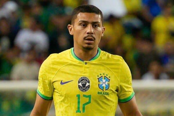 Andre Trinidade da Costa Neto from Brazil in action during the friendly football match between Brazil (Image: SOPA Images Limited/Alamy Live News)