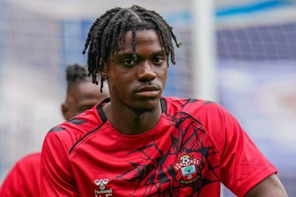 2RFP2CK Sheffield, UK. 04th Aug, 2023. Southampton midfielder Romeo Lavia during the Sheffield Wednesday FC vs Southampton FC EFL Championship Match at Hillsborough Stadium, Sheffield, United Kingdom on 4 August 2023 Credit: Every Second Media/Alamy Live News