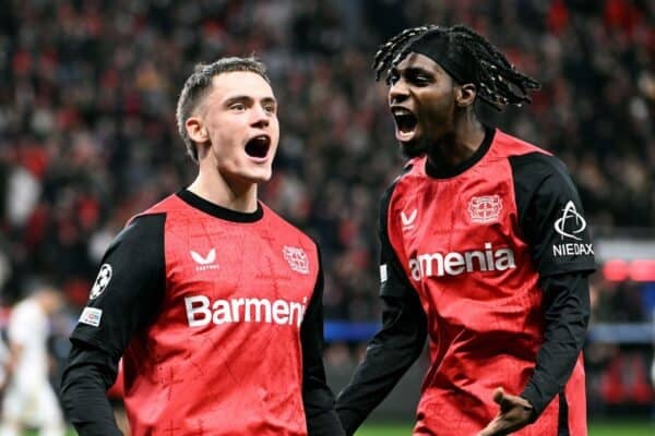 Florian Wirtz and Jermie Frimpong