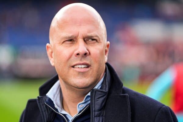 Rotterdam, The Netherlands. 31st Mar, 2024. Rotterdam – Feyenoord coach Arne Slot during the Eredivisie match between Feyenoord v FC Utrecht at Stadion Feijenoord De Kuip on 31 March 2024 in Rotterdam, The Netherlands. Credit: box to box pictures/Alamy Li