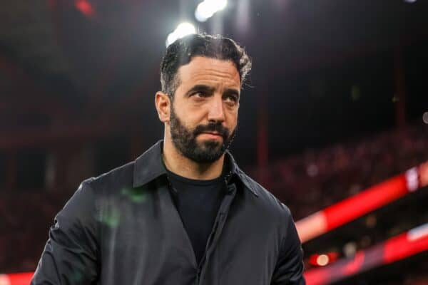 2WXX0RX Lisbon, Portugal . 02nd Apr, 2024. Lisbon, Portugal, April 02nd 2024: Ruben Amorim (Sporting CP Manager) in action during the Taca de Portugal 2nd leg semi-final game between - SL Benfica v Sporting CP - Estadio da Luz, Lisbon, Portugal (Joao Bravo/SPP) Credit: SPP Sport Press Photo. /Alamy Live News