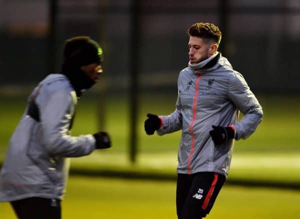 Adam Lallana of Liverpool during a training session at Melwood Training Ground on January 14, 2017 in Liverpool, England. (Photo by Andrew Powell/Liverpool FC via Getty Images)