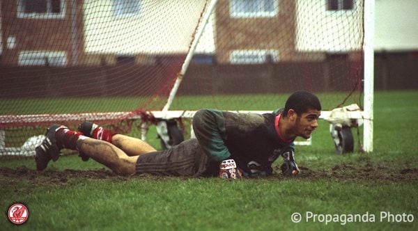 Liverpool's goalkeeper Tony Warner at the club's Melwood Training Ground. (Pic by David Rawcliffe/Propaganda).