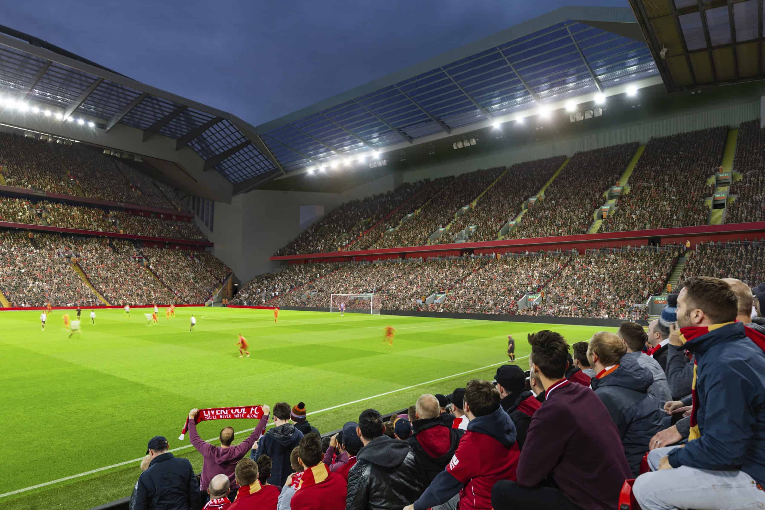 Anfield Road End, new render 2020