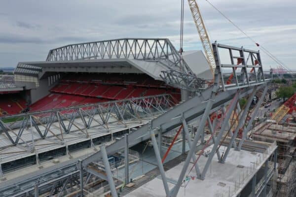 Liverpool FC Anfield Road Stand progress, 12/07/22. Photo: Nick Taylor/LFC