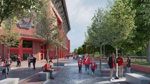 Anfield Road End, new render 2020