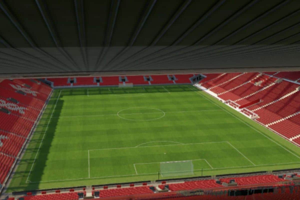 Photos What the view is like from the new Anfield Road Stand