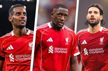 Isak, Konate, Szoboszlai collage Isak, Konate, Szoboszlai collage