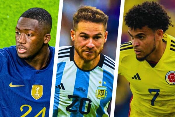 Konate, Mac Allister, Diaz collage internationals FI