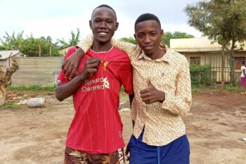 Richard (left) and Nicholas (right) Uganda April 2023