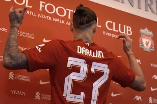 Revealed: Darwin Nunez's Liverpool shirt number - Liverpool FC